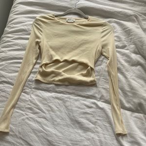 Lovers + Friends cut out long sleeve